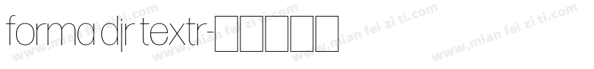forma djr textr字体转换